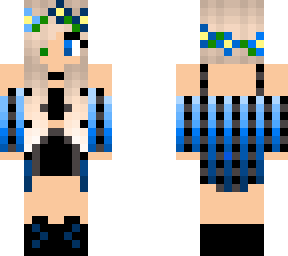 faded blue girl