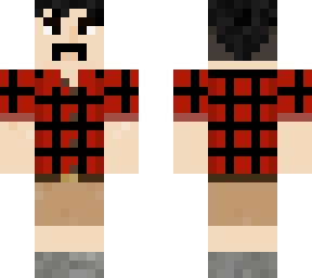 lumberjack with mustache