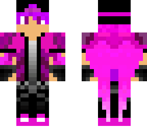 purple winged head phone guy