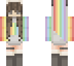 rainbow fox sweater