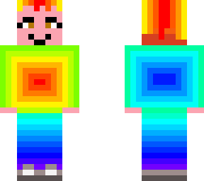 rainbow person