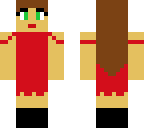 red dress