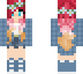 red hair flower girl