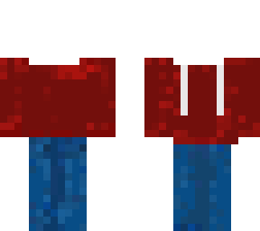 red jacket with jeans