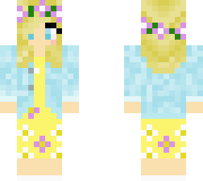 blonde flower child in denim jacket