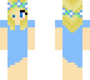 blue dress person