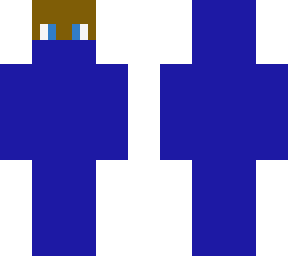 blue man