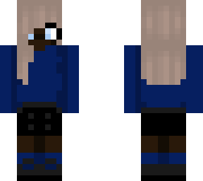 blue sweater girl