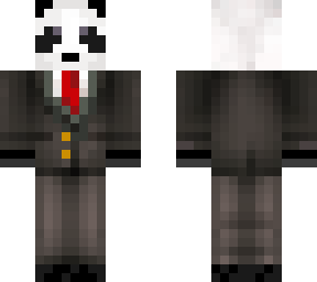 panda in a suit
