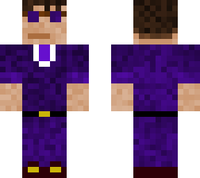 purple suit guy