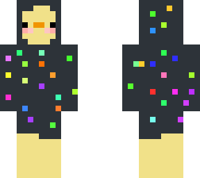 rainbow confetti ducky