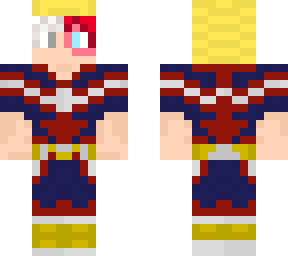 todoroki in an all might onesie