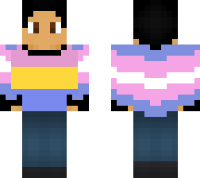 trans and pan prideskin
