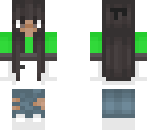 white and green hoodie