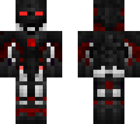 black and red robot