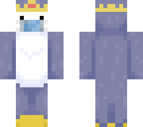 king penguin has corona