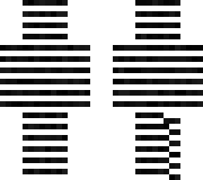 black and white pattern (click for 3d and check description)