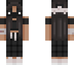 black blush with mask