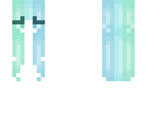 blue and green hair base (female)