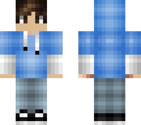 blue hoddie