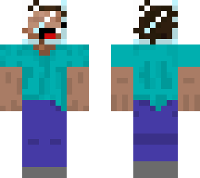 derpy steve with glass helmet
