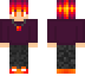 Fire Skin | Minecraft Skin