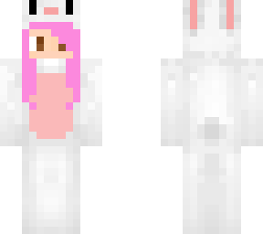floof in bunny onesie