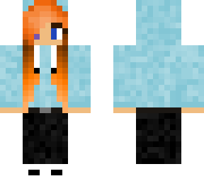 ginger blue hoodie