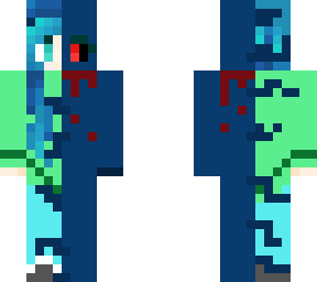 girl turning into sea monster (diduminestraitdown's contest)