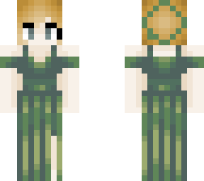 lady in green