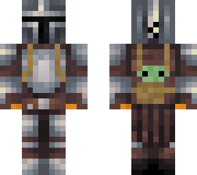 mandolorian with the child
