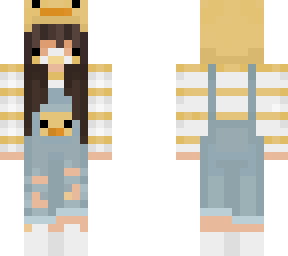 masked cute duck twin brown hair part 1