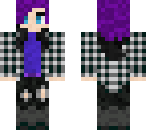 purple goth cowgirl