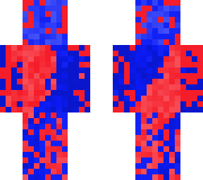 red and blue
