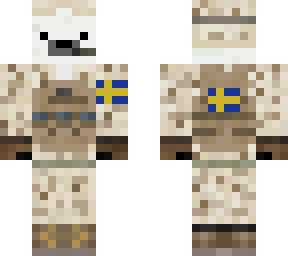 swedish soldier polar bear
