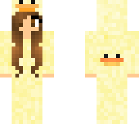 baby duck girl but a cozy suit?!??!
