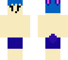 bobby the blue bunny w/ swim suit