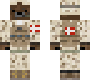 brown bear soldier