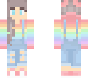 cute rainbow girl