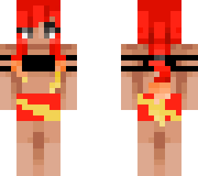 fire cat beach girl