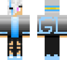 g1 removable mask with white and blue fade