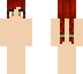girl with dyed red hair base
