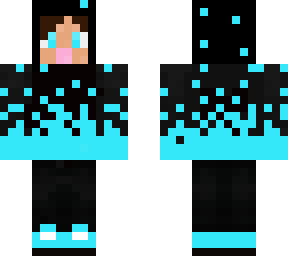 girl with neon hoodie on
