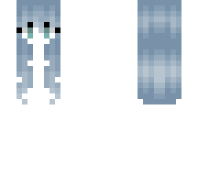hb - long hair - cloudly sky blue
