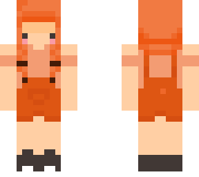 kawaii orange gorl