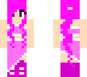 pink dressed girl