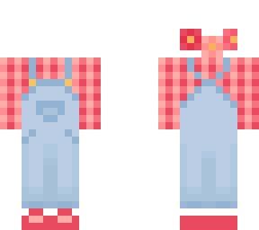 pink farmer outfit base