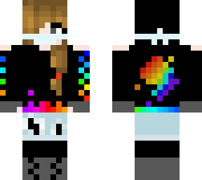 rainbow girl covid 19