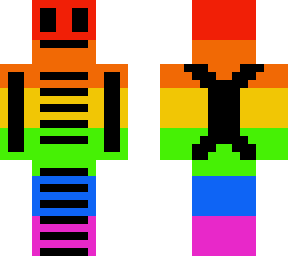 Rainbow Man | Minecraft Skin