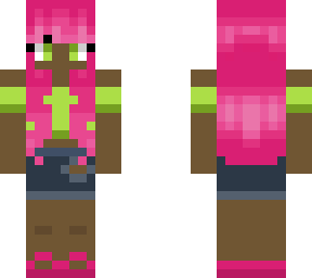 strawberry/watermelon girl